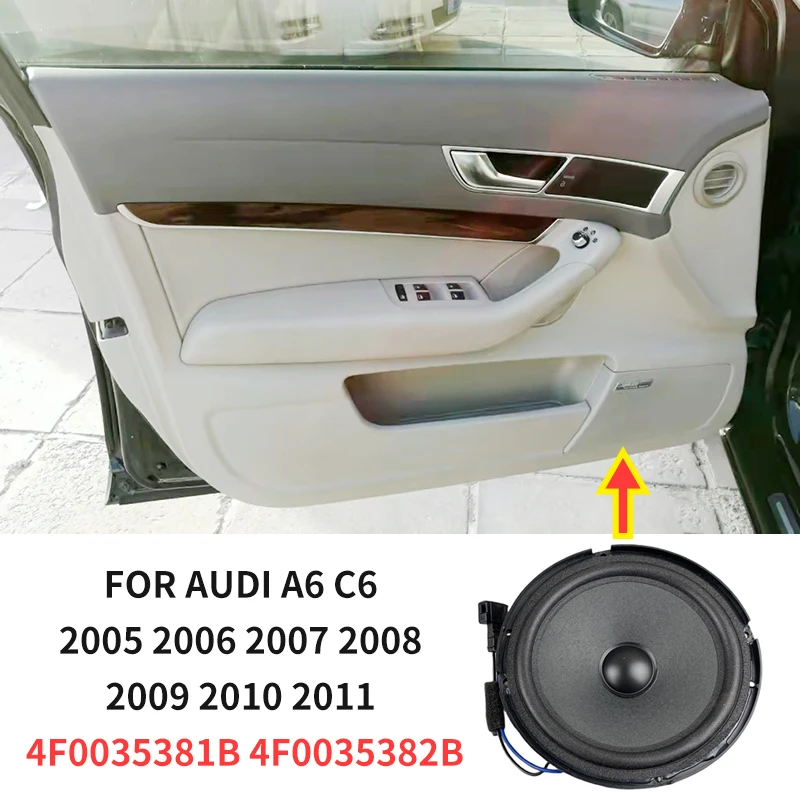 مكبرات صوت أمامية يمين ويسار لسيارة أودي A6 C6 2007 – تقييم شامل ونصائح عملية لتركيبها وتحسين الصوت