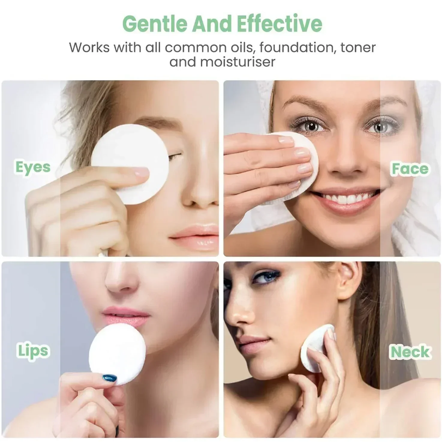12PCS/Set Reusable Bamboo Fiber Washable Rounds Pads Makeup Removal Cotton Pad Cleansing Facial Pad Cosmetic Tool Skin Care