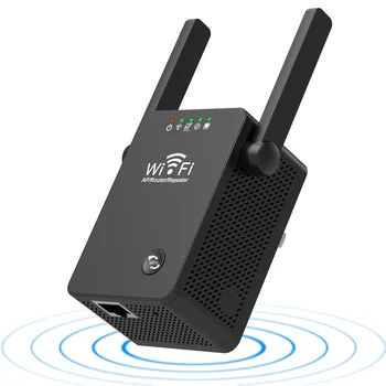 Dual Band WiFi Repeater Booster, AP Roteador Sem Fio Amplificador de Sinal, Rede Ampla Cobertura, Longo Alcance para Casa, 2.4GHz