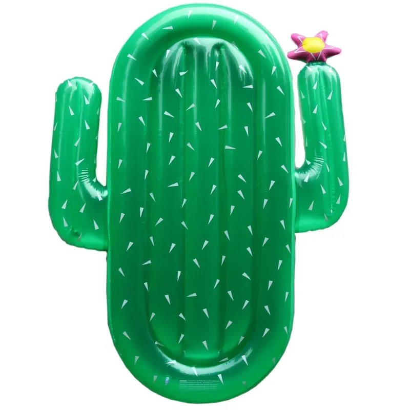 2026 Inflatable Giant Cactus Pool Floats 65inch Raft Green Lounge for Summer Beach Pool Party Swimming Ring