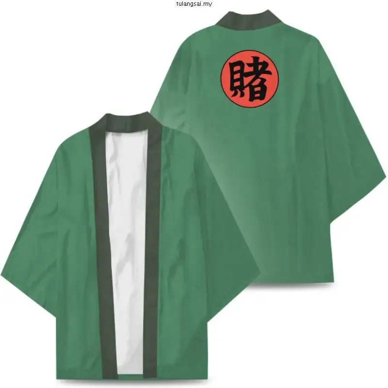 Anime Konoha Hokage Kurama Uchiha Sharingan Symbol Kimono Cloak Cosplay Costumes Haori Cardigan Jacket Pajamas