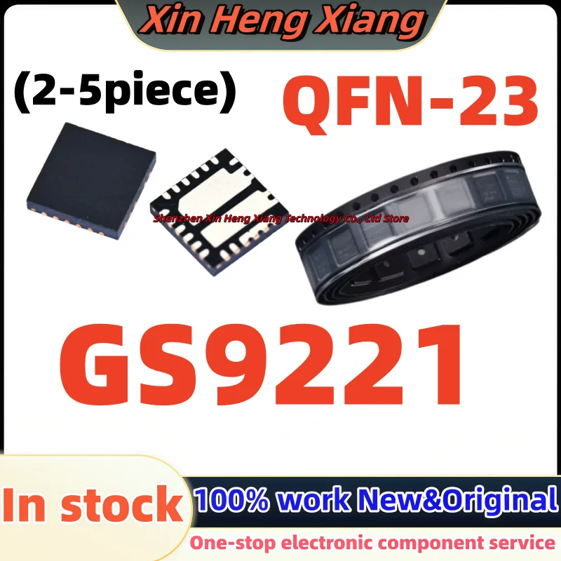 (2-5pcs) GS9221 GS9221TQ GS9221TQ-R QFN-23