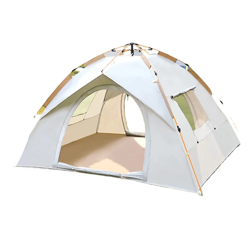 Automatic Pop Up Camping Tent for 3-4 Persons Outdoor Beach Park Hiking Waterproof Portable Foldable Tent for Camping Hiking