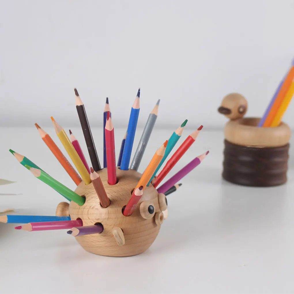 Container Holder Cute Storage Stand Stationery Office Handicrafts
