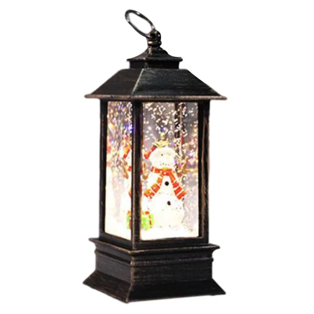 

1Pcs Snowman Xmas Luminous Decor Creative Christmas Lamp Portable Xmas Party Ornament Festive Decoration Portable Light
