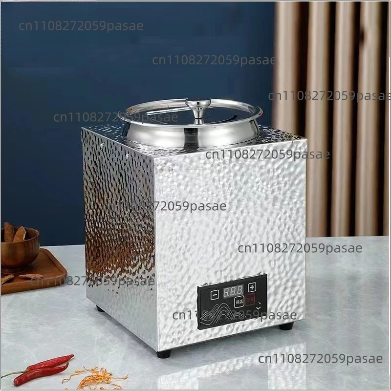 2025 New Stainless Steel Soup Warming Hammered Electric Buffet Pot Hotel & Restaurant Catering Supplies on Sale
