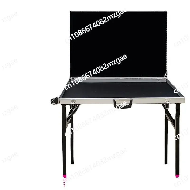 Special box for setting up stalls Night market Portable stall box Folding head jewelry rack Mobile booth display