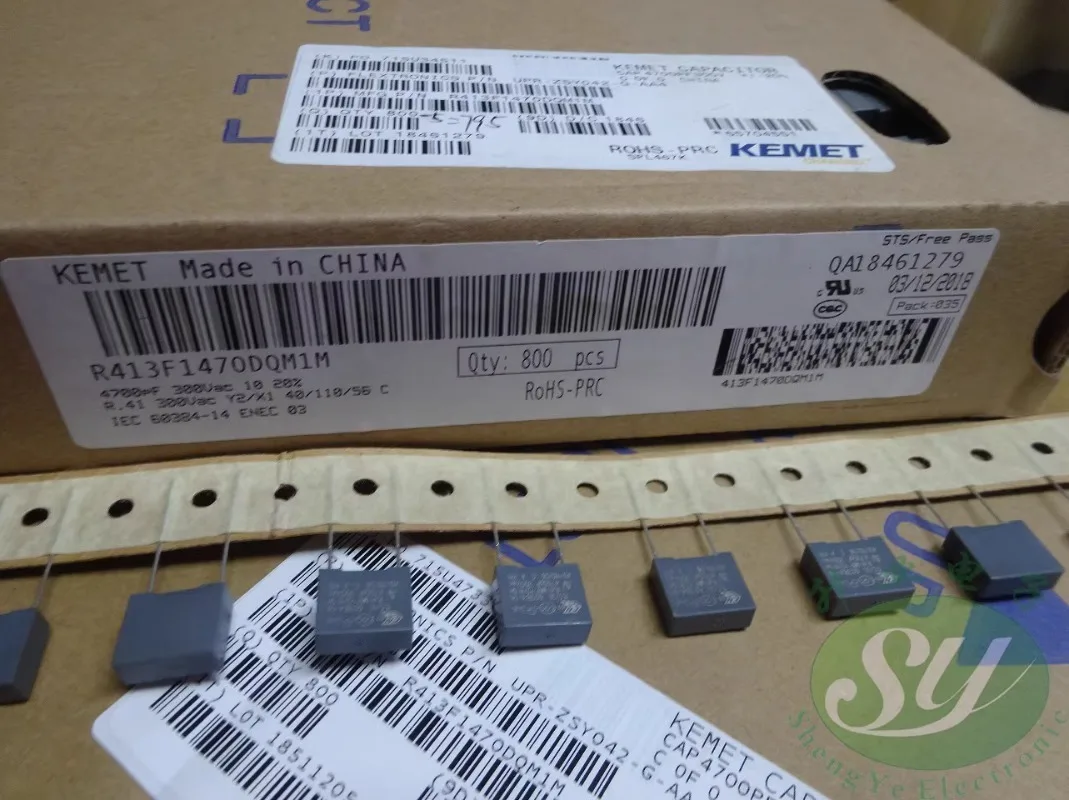 20PCS AV R413F1470DQM1M 0.0047uf/300VAC 4.7nf 4700pf 4n7 472 New thin film capacitor