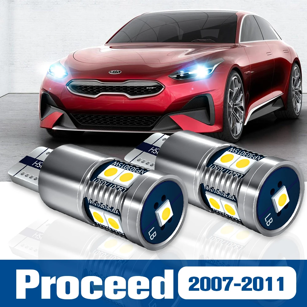 

2pcs LED Clearance Light Bulb Parking Lamp Accessories Canbus For Kia Proceed 2007 2008 2009 2010 2011