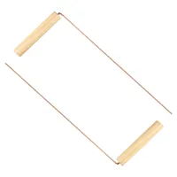 2pcs Pure Copper Dowsing Rods Copper Probes Rod For Water Treasure Gold Detectors Divination Locating Tool With Wooden Handles