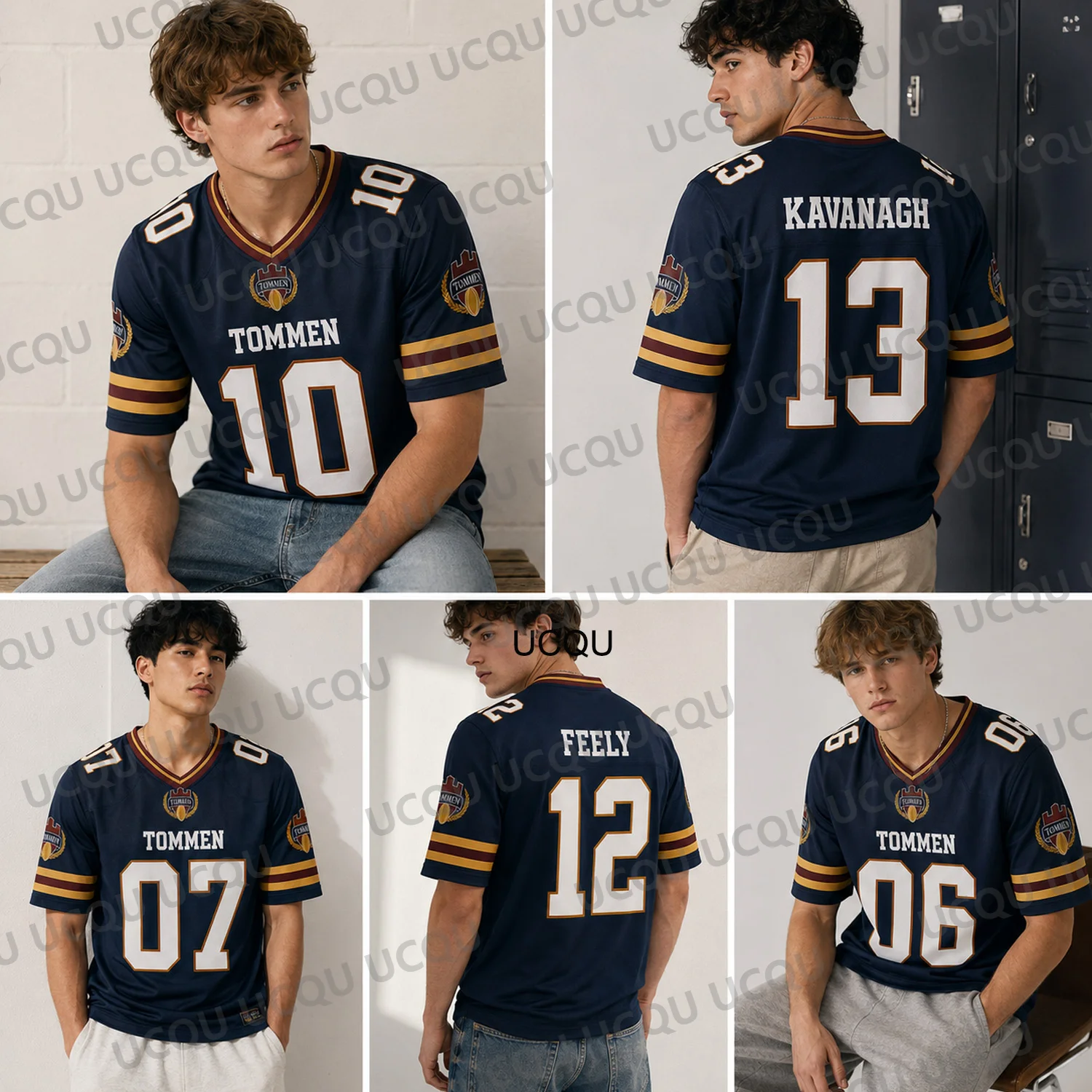 Camiseta de rugby para niños y adultos, camiseta deportiva unisex, Kavanagh 13 Gibson 07, novedad de 2026