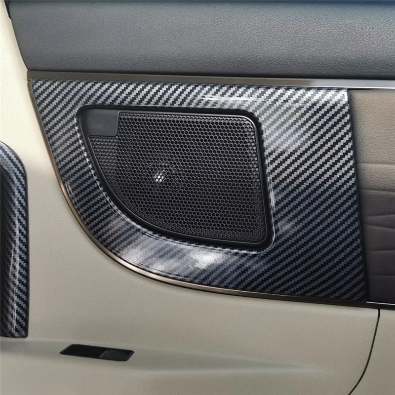 غطاء إطاري لمكبر صوت باب السيارة بقوة لملحقات Toyota Alphard Vellfire 2024 الداخلية