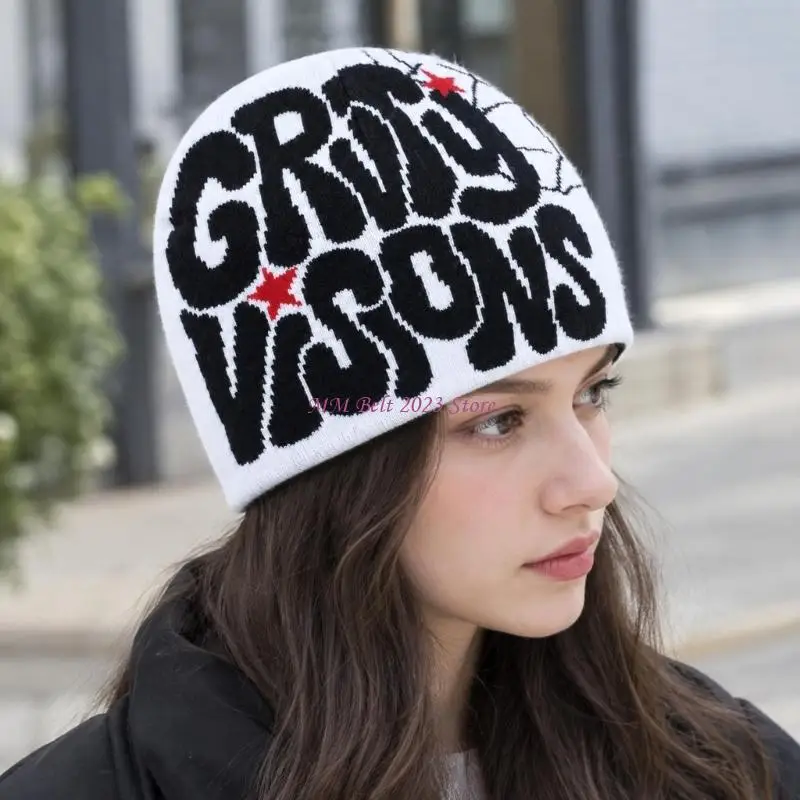 49ME Cold-Weather Cap with Breathable Fast-Drying Acrylic Fabric, Bold Star Motifs and Compact Foldable Construction