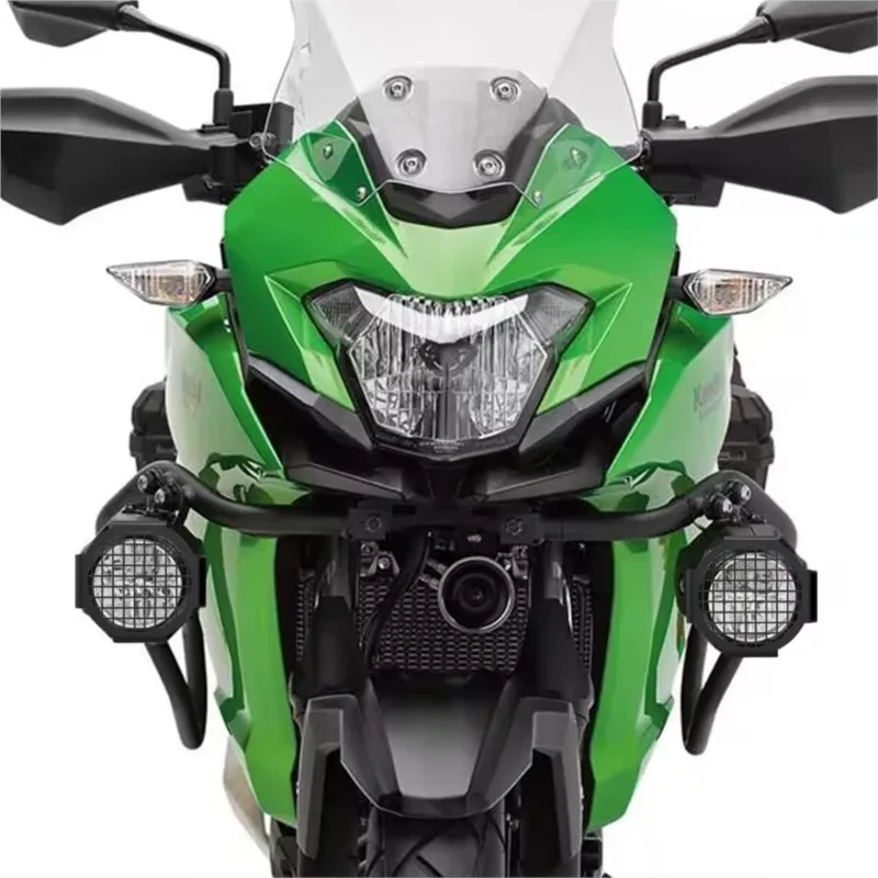 VERSYS X300 Motorcycle Fog Light Guards Metal Foglight Lamp Protector Cover FOR KAWASAKI VERSYS-X 300 2017-2018-2021-2022-2023