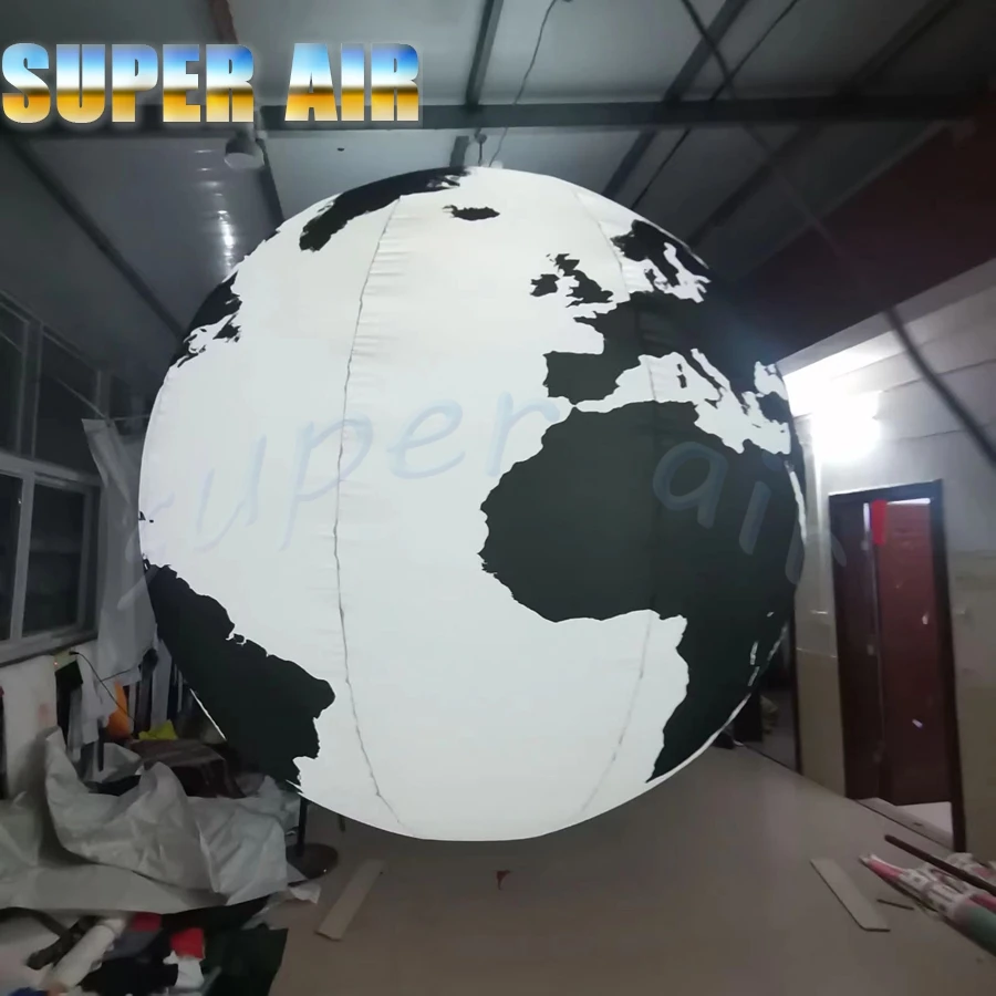 

Giant Lighting Inflatable Planet Balloon inflatable moon model for Decoration