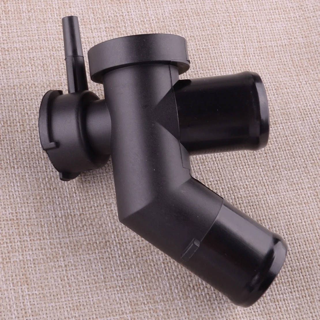 Car Black ABS Radiator Coolant Filler Neck Pipe Fit for Nissan Quest Murano 2011 2012 2013 2014