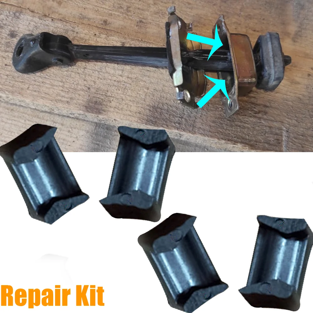 4X For Nissan March Micra K12 K13 2002 2003 2004 2005 - 2022 NEW Car Front Rear Door Check Strap Repair Kit Stopper Damping Clip