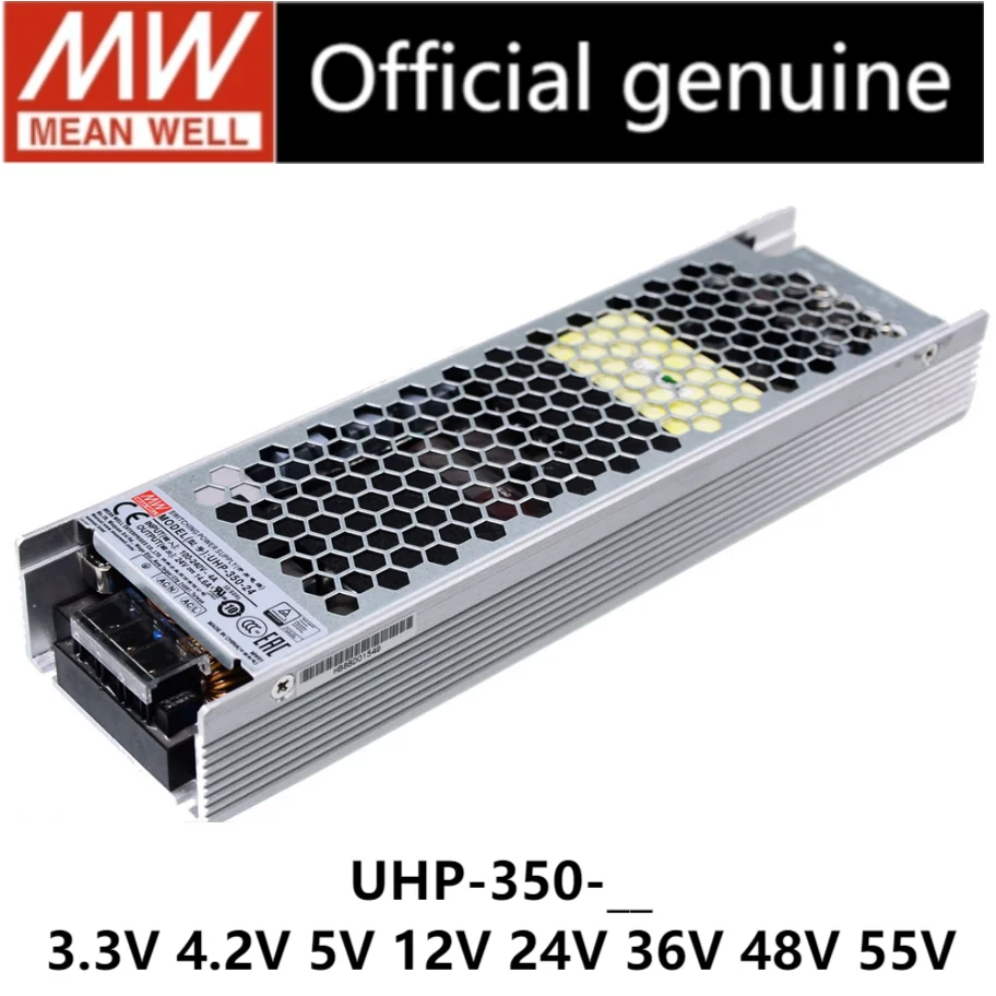 MEAN WELL UHP-350-48 350W 48V Sottile Alimentazione Elettrica di Commutazione 110 V/220 V AC a 48V DC 7.3A 350W Meanwell PFC Tra