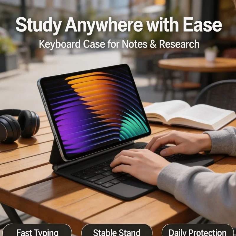 Floating Suspended Keyboard Protective Folio for Xiaomi Pad 8 Pro 11.2