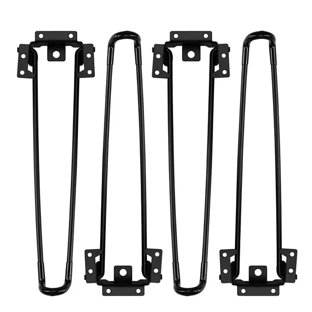 Stainless Steel Foldable Table Legs Load Bearing Anti-slip Folding Table Legs Enhance Stability Scratch-proof