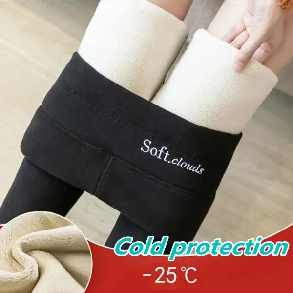 2022ฤดูหนาวWarmเซ็กซี่Leggingsผอมฟิตเนสกางเกงผู้หญิงผู้หญิงSuperหนายืดLamb Cashmere Leggins Lambswool Leggins