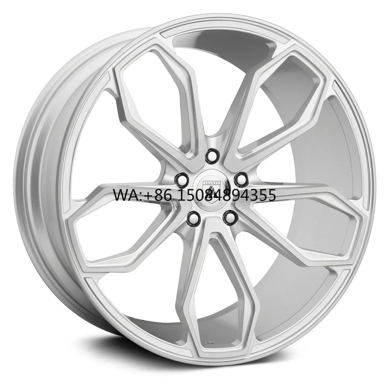 

High End Five Spoke Brushed Wheels 8J 12J 20J 18mm 20 30 35 40 45mm 18 20inch Customize Color Customized Forged Wheels