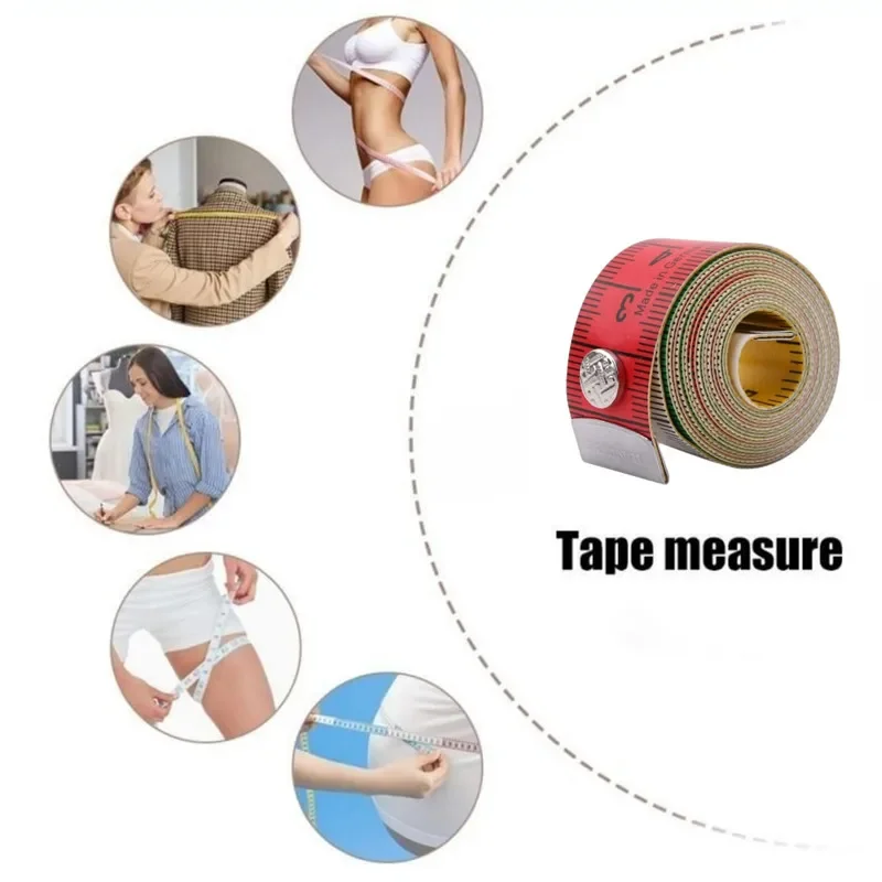 Double Scale Ruler Soft Tape Measure Flexible Rulers Body Sewing Tailor Cloth Ruler Sewing Accessories