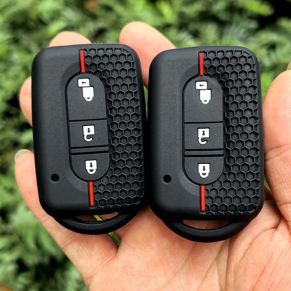 High Quality Leather Key Case Cover Shell Holder Keychain For Nissan Tiida NV200 Pathfinder R51 Qashqai G10 Car Accessories