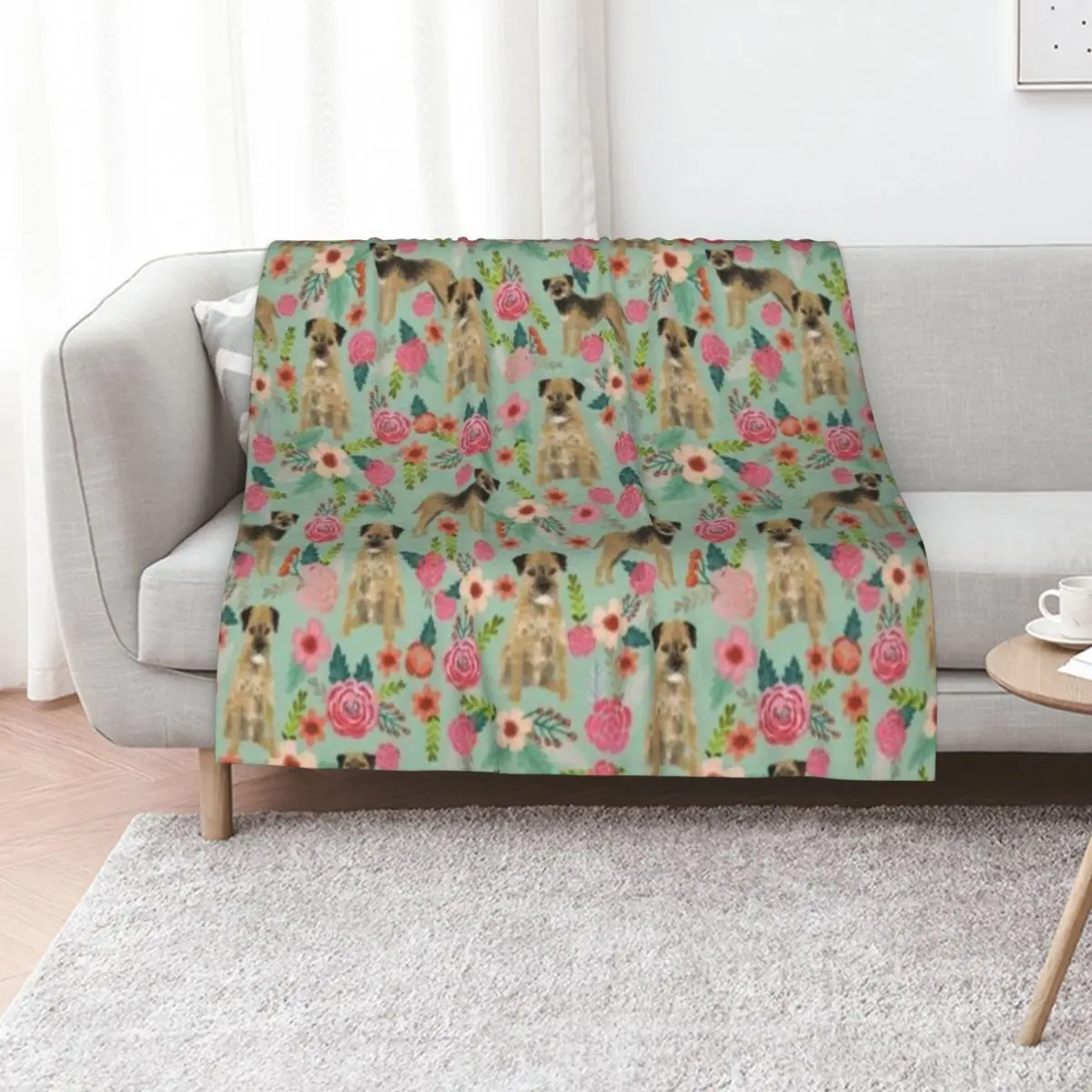 BORDER TERRIER Throw Blanket Custom Giant Sofa Luxury Thicken Soft Plush Plaid Designers bed plaid Blankets