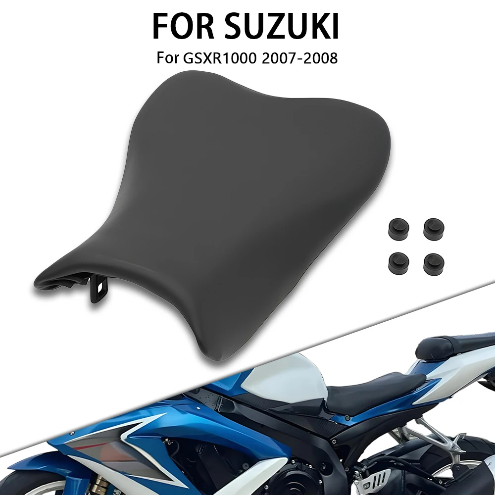 

Motorcycle Seat Cushion Pad Fit For Suzuki GSX-R1000 GSXR 1000 2007 2008 - Front Driver Saddle Cover Fitment Accessories