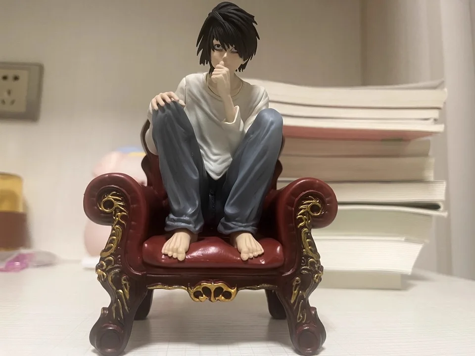 

Фигурка OtakuTech Treasures Anime Death Note L·Lawliet, ПВХ-модель, 15 см, сидящая на диване, для декора рабочего стола, детская игрушка, рождественский подарок