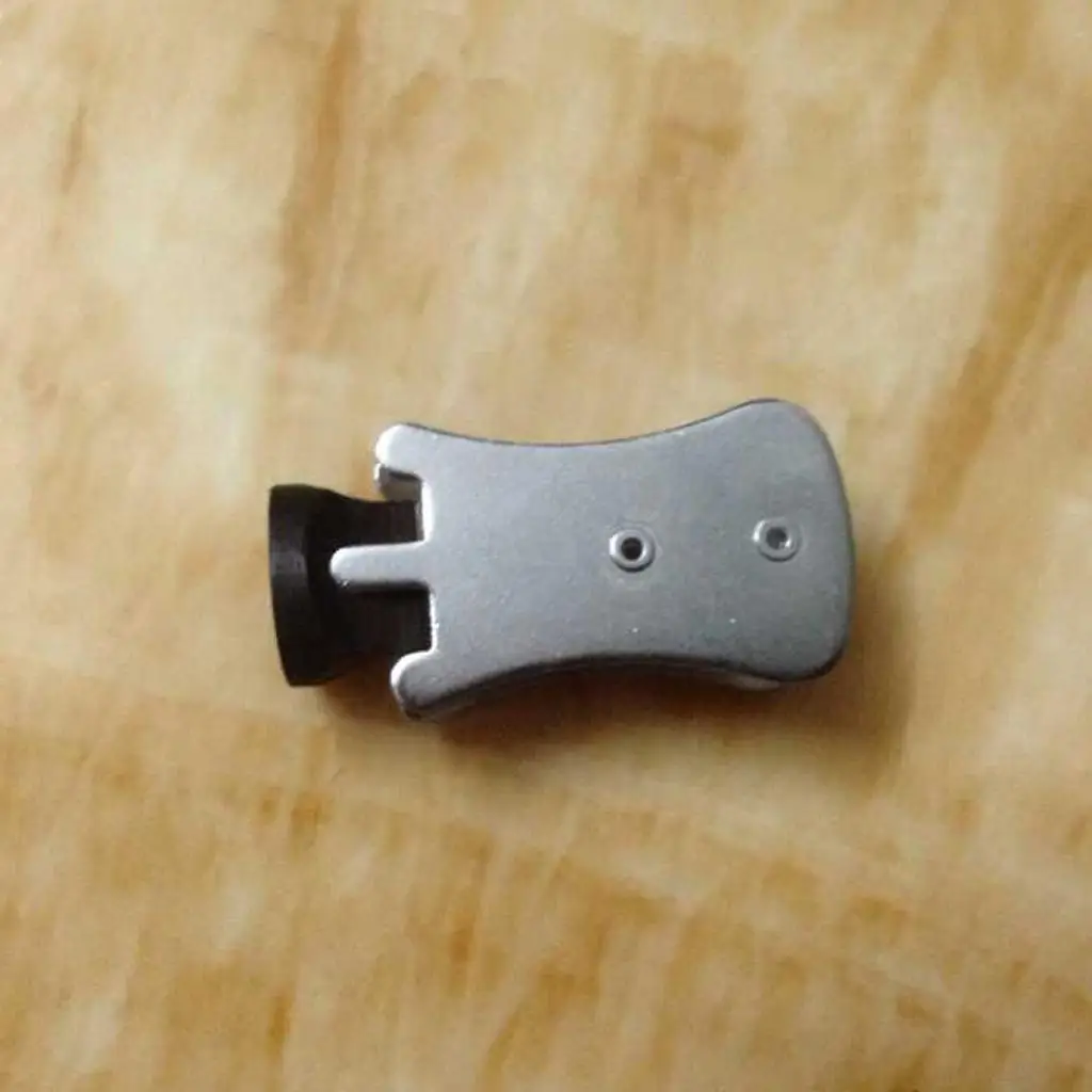 Metal Erhu Mute Black Color Noise Reducer Musical Instrument Part for Erhu and Compatible Chinese String Instruments