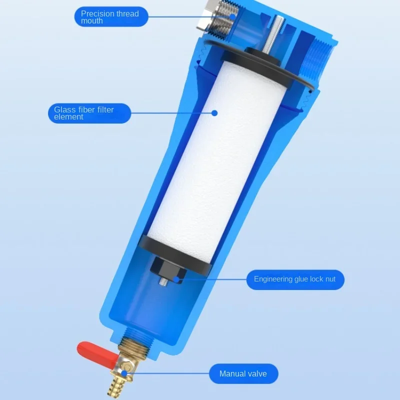 Industrial Grade Compressed Air Precision Filter for Pneumatic Tools and Instruments