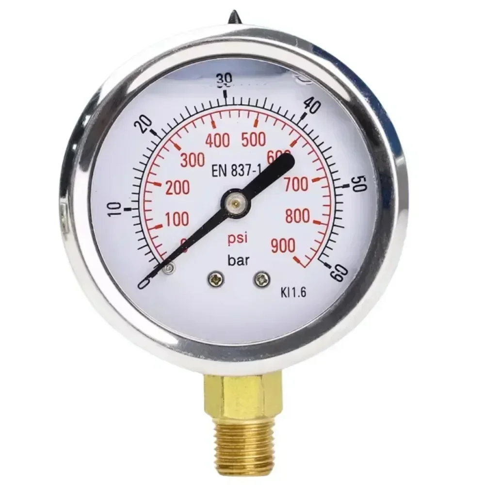 Liquid Filled Digital Torque Pressure Gauge High Quality New Water Mini Air Oil Differential