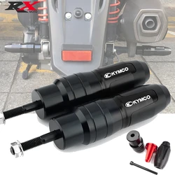 Motorcycle Falling protection Exhaust Slider Crash pad slider For KYMCO DownTown 350 300i Xciting 250 350 350i 400 CK250T CK300T