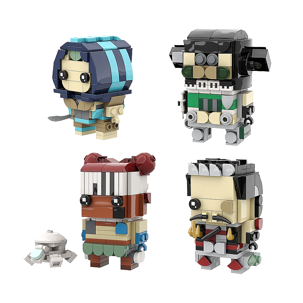 MOC APEX Game Figure Undead BrickheadZ Model Building Blocks Evil Thunder Watson Action Figure Assembled Brick Toy Gift