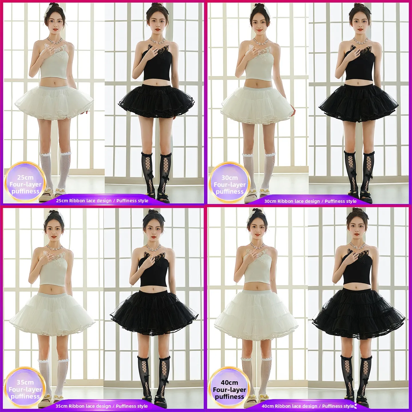 

Sexy loween f Skirt with Petticoat Outerwear Polyester Fiber Stand Fit for Birthday Par Cosplay Young Women
