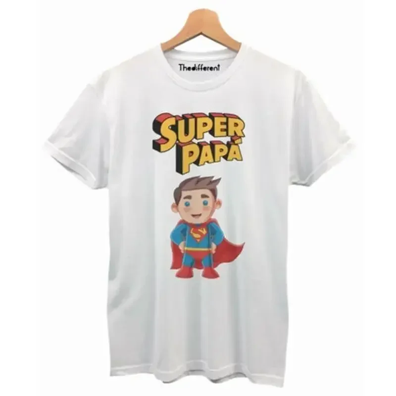T Shirt Homme Super Papa H ros F te Anniversaire Id e Cadeau