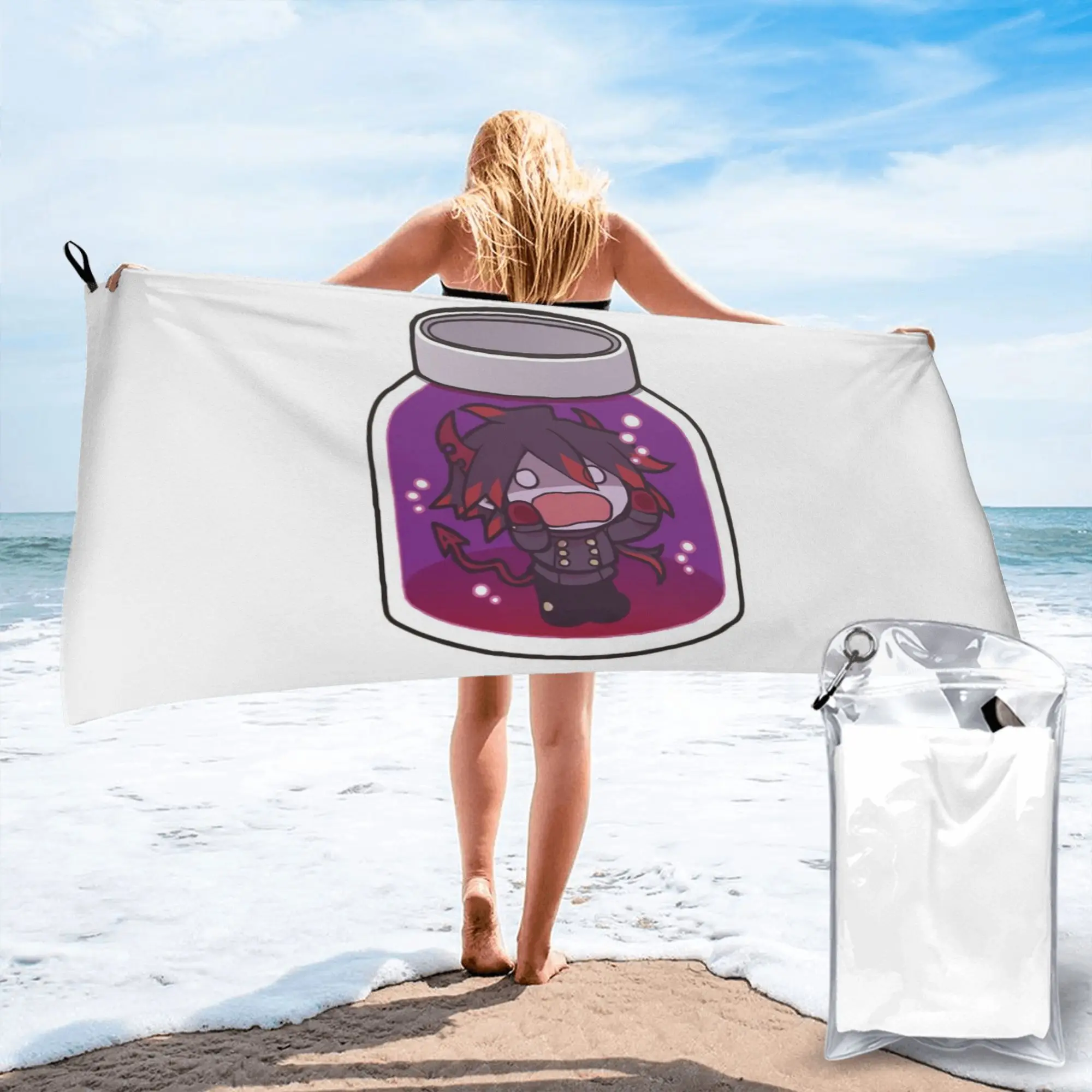 Bottling Ivlis Beach Towel Soft Microfiber Quick Dry Absorbent Quick Towels For Mountain Climbing