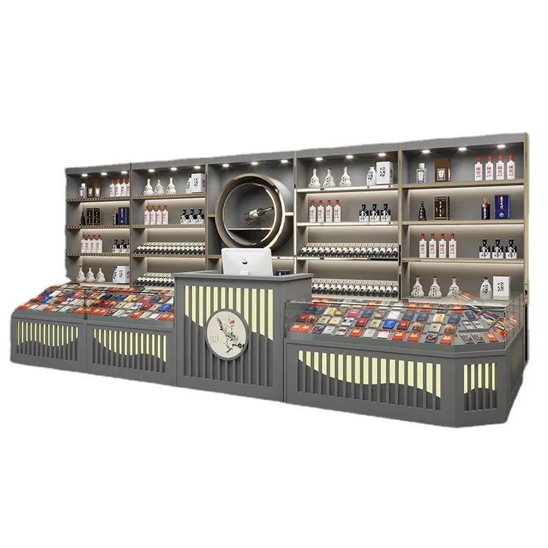 Display cabinet, high-end Baijiu alcoholic, wine wall, hight, image wall