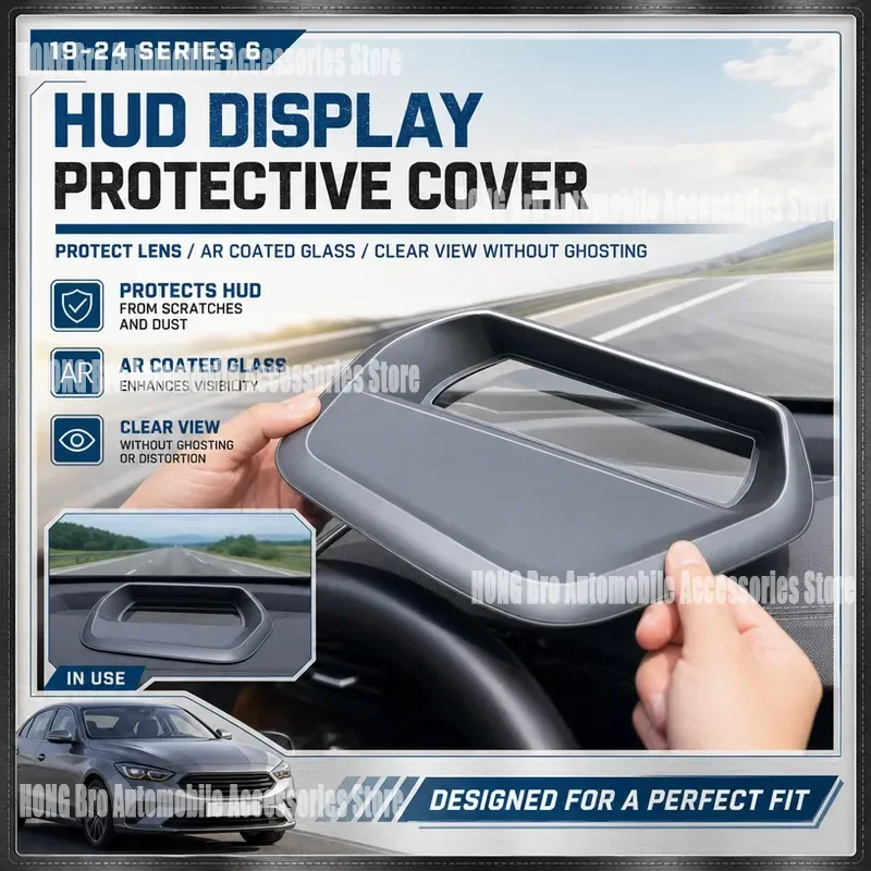 For BMW 6 Series 6GT G32 HUD Cover 2019-2024 Head Up Display Screen Protector Dashboard Instrument Panel Anti Glare Shield