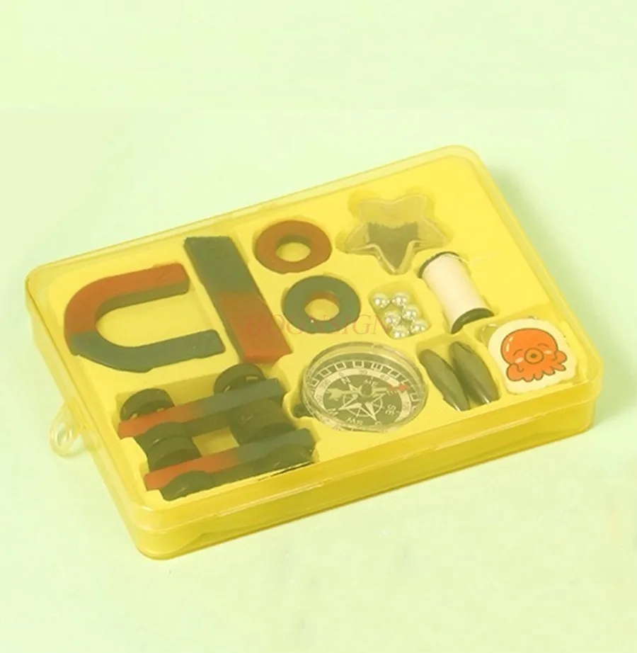 

1set Magnet set scientific experimental teaching aid U-shaped horseshoe shaped children's magnet toy magnet