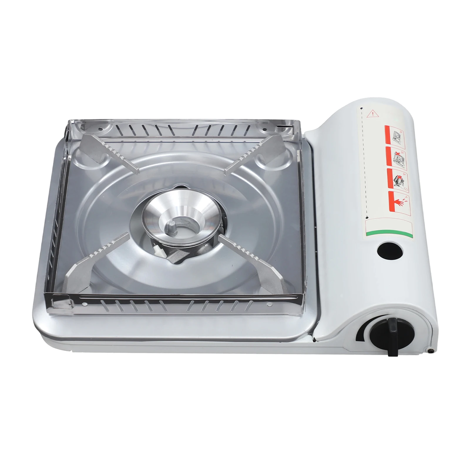 3500 W Outdoor-Grill, tragbarer Grill, hohe Leistung und Piezo-Zündung, Einzelbrenner, Campingkocher für Picknick, Wandern und Rucksack