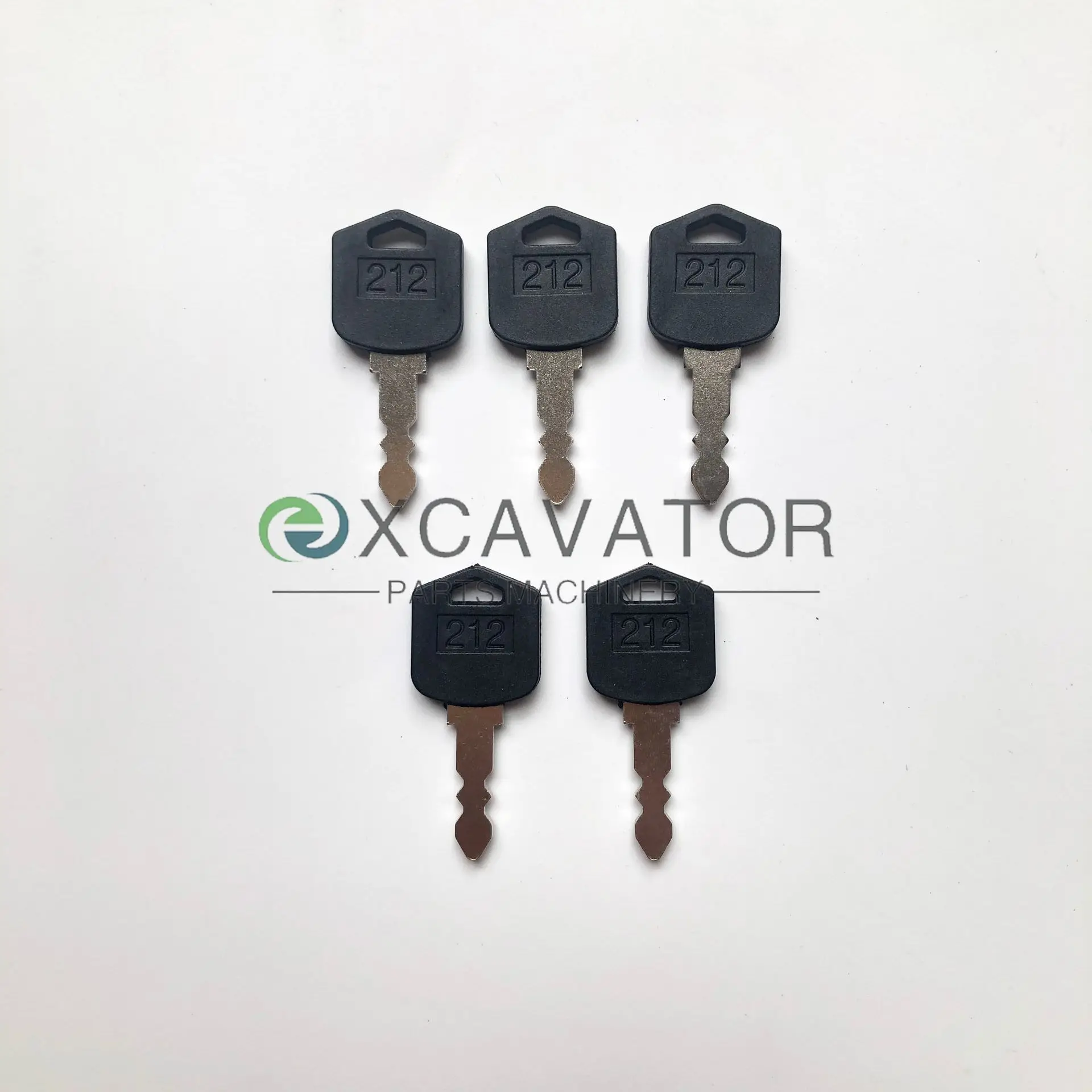 5PCS 212 D554212 Ignition Key fit For Various Doosan & Daewoo Forklift Models