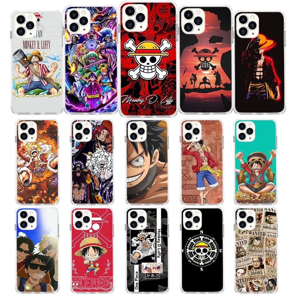 Soft Case for OPPO Reno A15S 5 Lite 6 A12 A12S A7 A17k A77s A78 Find x5 8 8t A53 A53S A15 pro UK-26 Pirates Luffy