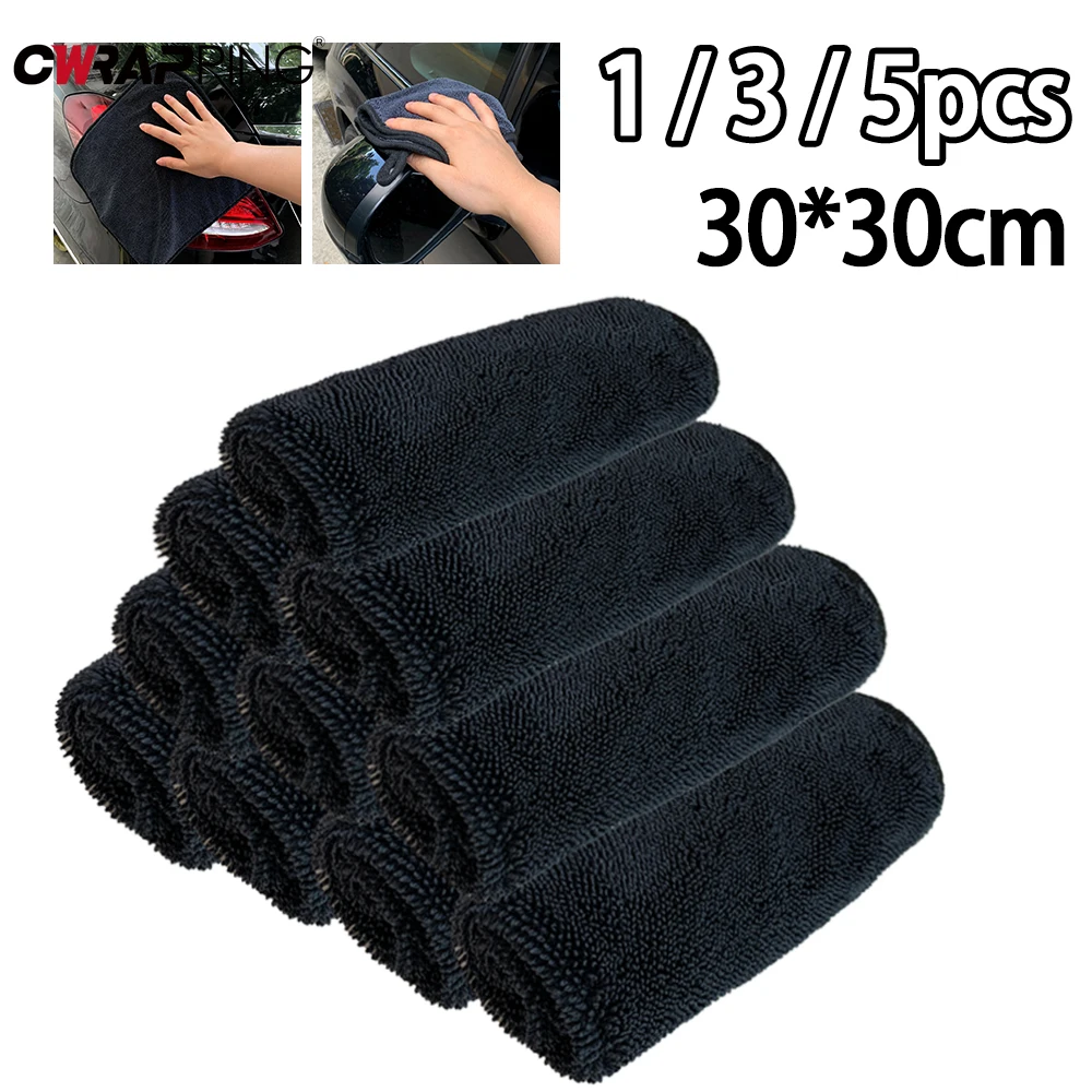 

Motorcycle Cleaning Wipes Detailing Towels Pigtail Wipes Super Absorbent Towel Auto Interior and Exterior Cleaning Accessories