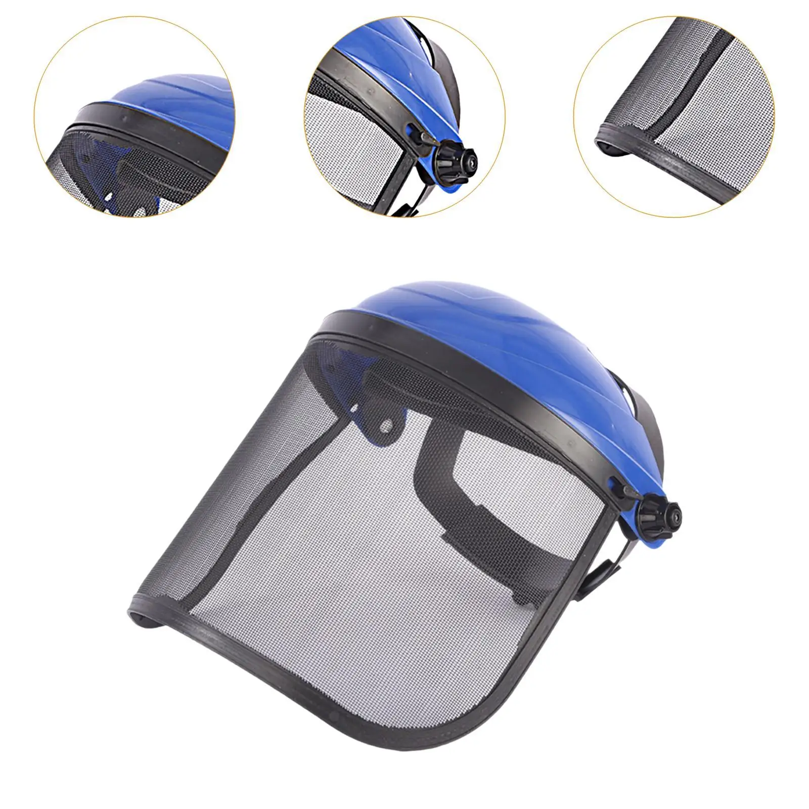 Weed Whacking Face Shield Protective Sturdy Face Shield with Mesh Visor,Chainsaw Face Shield Face Visor for Industrial