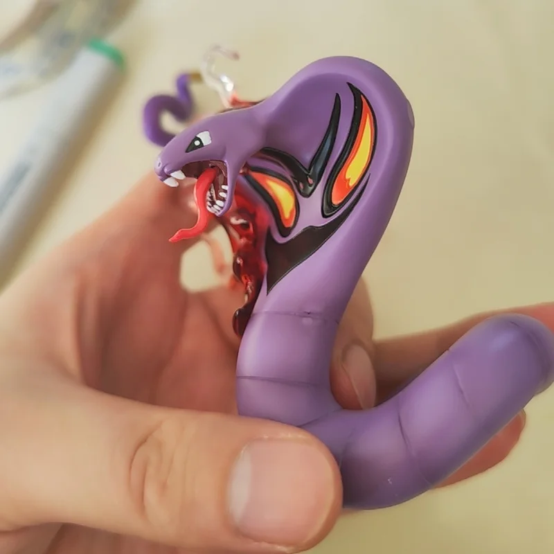 Anime Pokemon Ekans Arbok Action Figures 1/20 Statue Ornament Toy Collectible Pvc Model Desktop Decor Figurine Adult Kid Gift