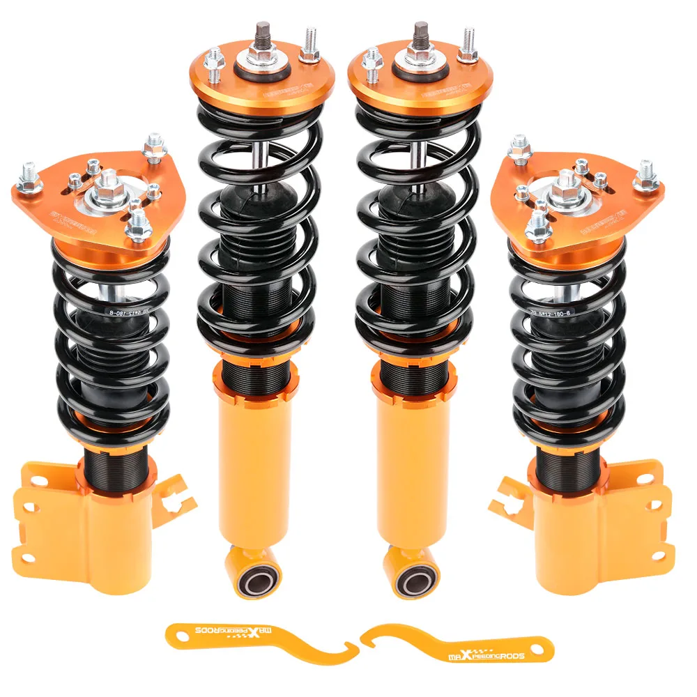 Coilovers Kits For Nissan S13 180SX 240SX 240SX 1989–1993 Shock Absorbers Golden Hatchback/Coupe Adjustable Height Coilovers