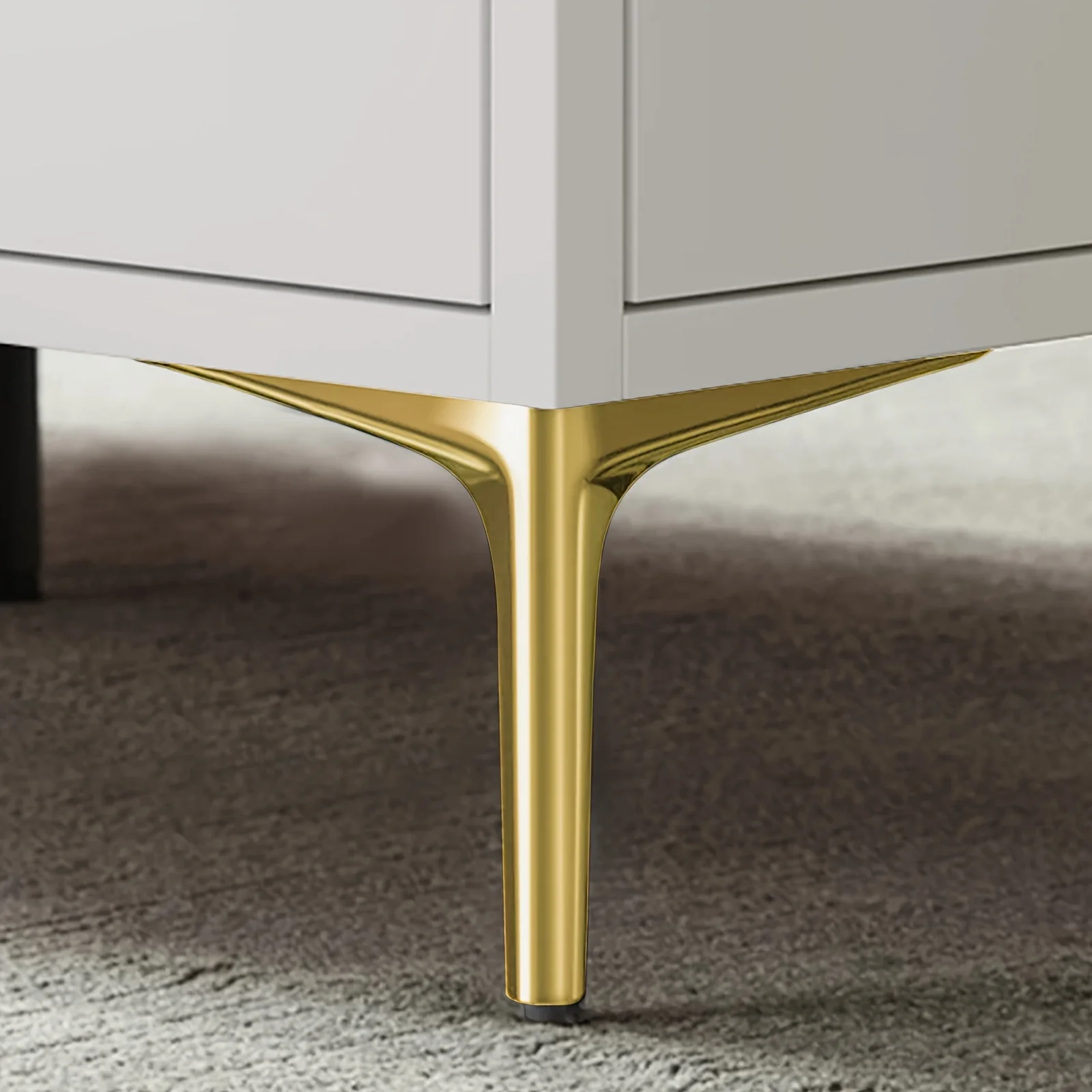 4 PCS  furniture leg sets, metal replacement sofa legs, modern storage stool legs, suitable for dressing tables, and sofas image 4